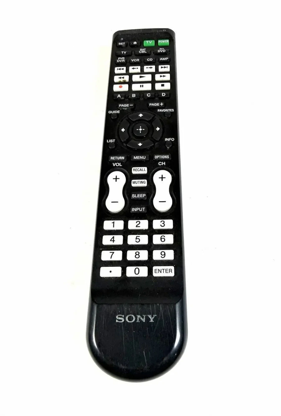 Sony RM-VZ320 Universal Remote Control For 7 Device TV SAT CBL VCR BD DVD Player
